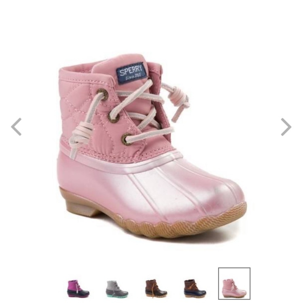 Girls Sperry Saltwater Boots